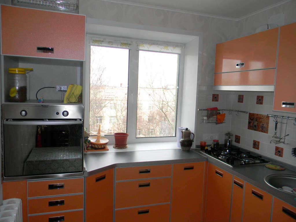 Кухня Встроенная Дизайн Фото Хрущевка