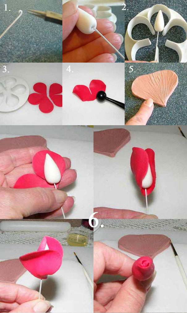 Цветы из полимерной глины: пошаговая инструкция для начинающих