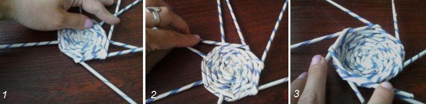 спиральное плетение